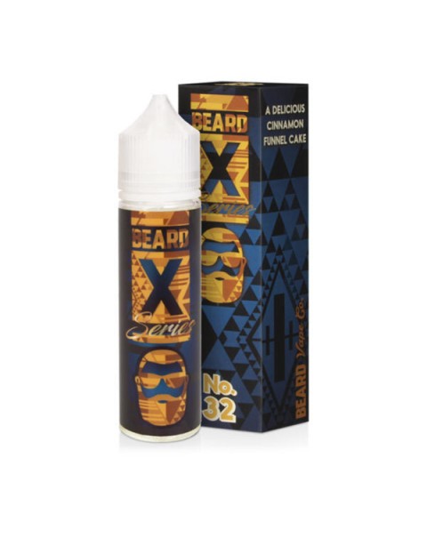 NO.32  X SERIES CINNAMON FUNNEL CAKE E LIQUID BY BEARD VAPE CO 50ML 60VG