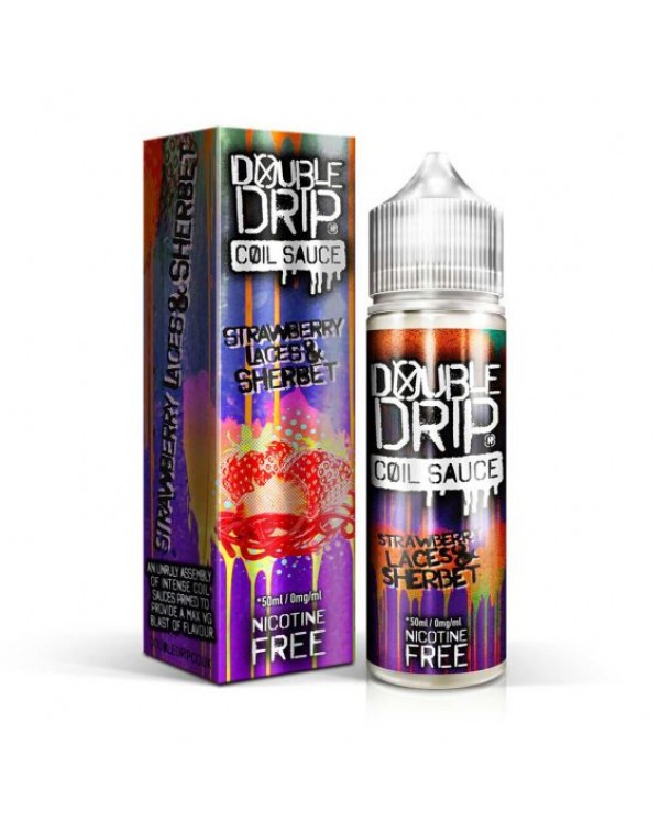 STRAWBERRY LACES AND SHERBET E LIQUID BY DOUBLE DR...