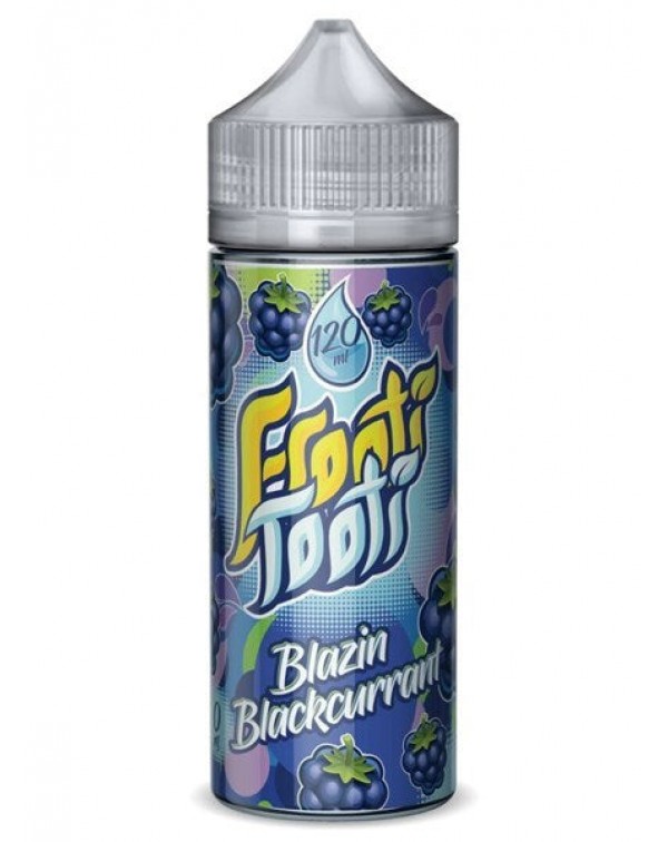 BLAZIN BLACKCURRANT E LIQUID BY FROOTI TOOTI 100ML...