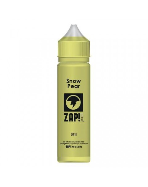 SNOW PEAR E LIQUID BY ZAP! JUICE 50ML 70VG