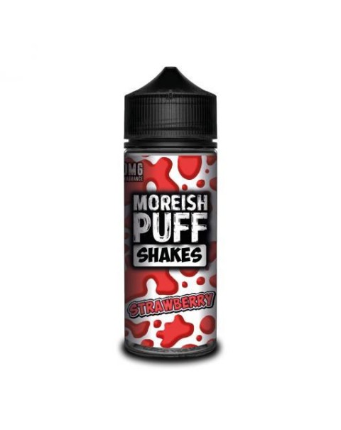 STRAWBERRY E LIQUID BY MOREISH PUFF - SHAKES 100ML 70VG