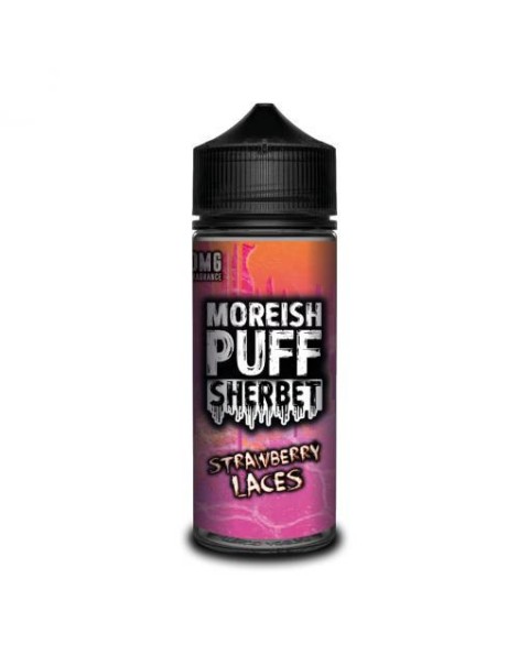 STRAWBERRY LACES E LIQUID BY MOREISH PUFF - SHERBET 100ML 70VG