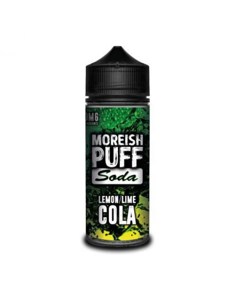 LEMON & LIME COLA E LIQUID BY MOREISH PUFF - SODA 100ML 70VG