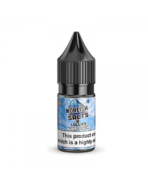 BUBBLEGUM LOLLIES NICOTINE SALT E-LIQUID BY MOREISH SALTS