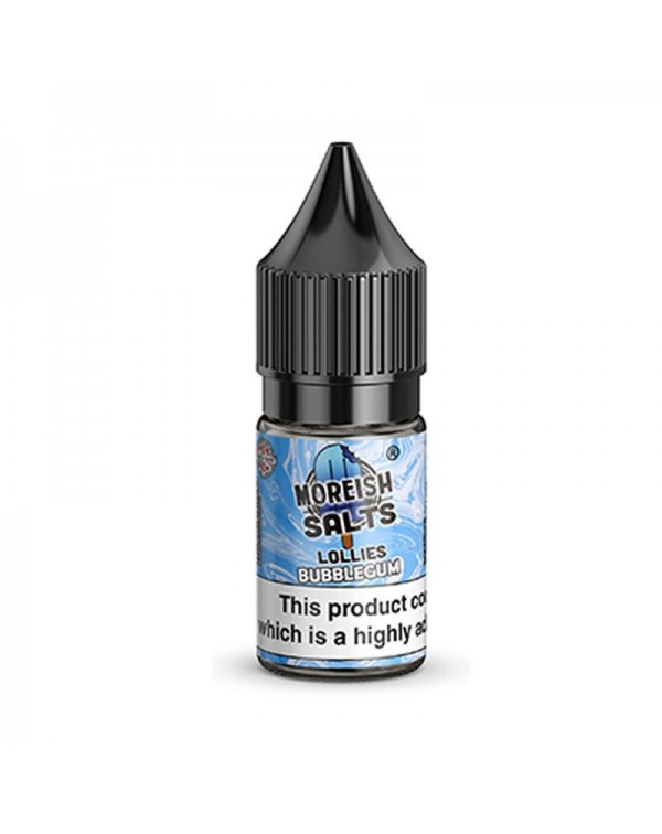 BUBBLEGUM LOLLIES NICOTINE SALT E-LIQUID BY MOREIS...