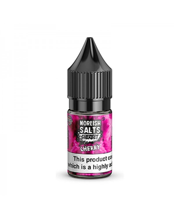 CHERRY SHERBET NICOTINE SALT E-LIQUID BY MOREISH S...