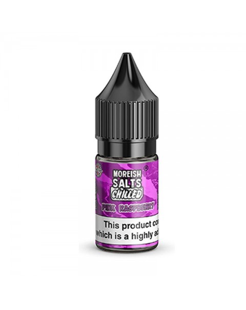 PINK RASPBERRY CHILLED NICOTINE SALT E-LIQUID BY MOREISH SALTS