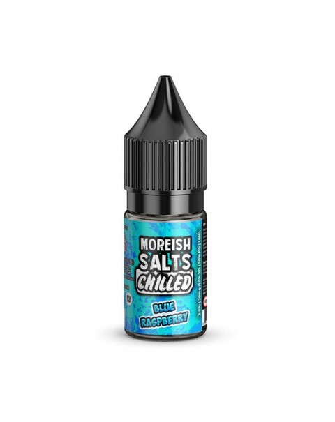 BLUE RASPBERRY CHILLED NICOTINE SALT E-LIQUID BY MOREISH SALTS