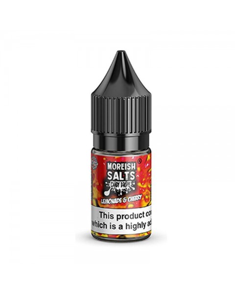 LEMONADE & CHERRY CANDY DROPS NICOTINE SALT E-LIQUID BY MOREISH SALTS