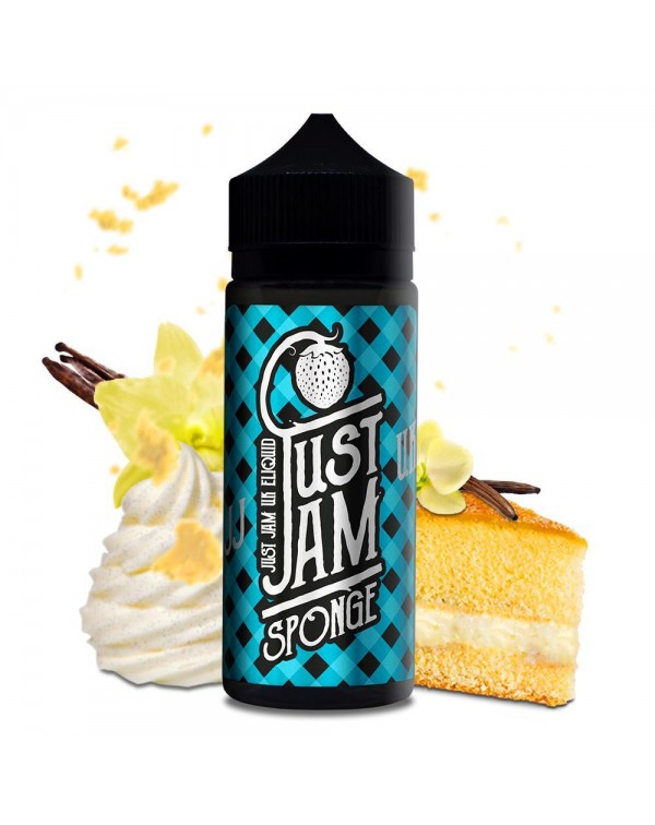 VANILLA E LIQUID BY JUST JAM - SPONGE 100ML 80VG