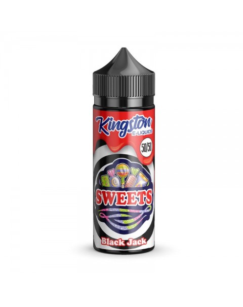 BLACK JACK E LIQUID KINGSTON 50/50 SWEETS 100ML 50VG