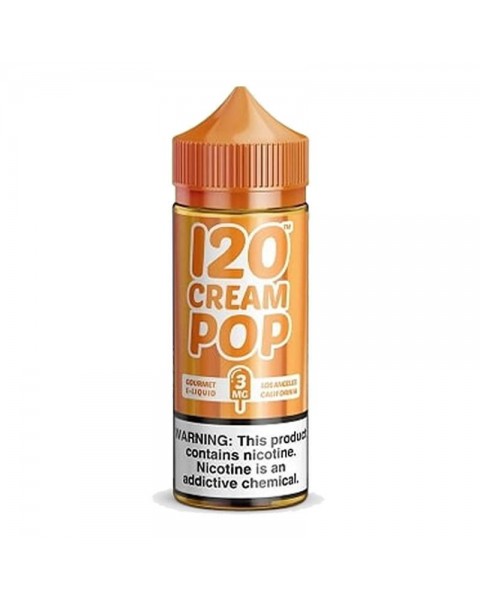 120 CREAM POP E LIQUID BY MAD HATTER 100ML 70VG