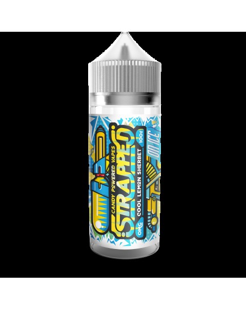 COOL LEMON SHERBET ON ICE E LIQUID BY STRAPPED 100ML 70VG