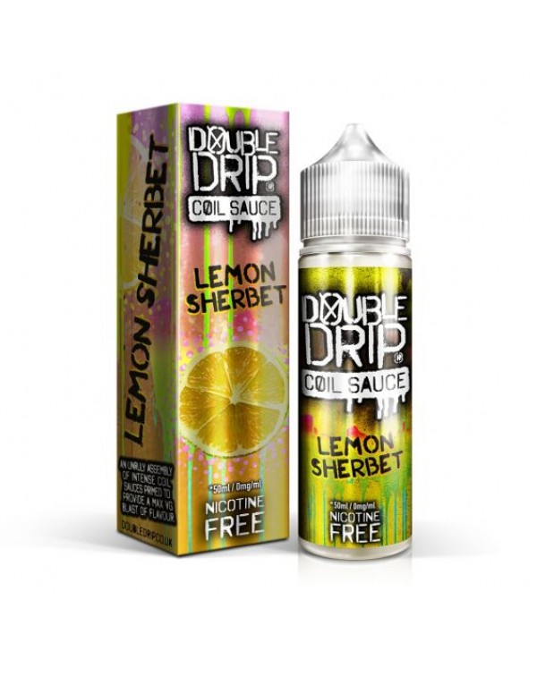 LEMON SHERBET E LIQUID BY DOUBLE DRIP 50ML 80VG