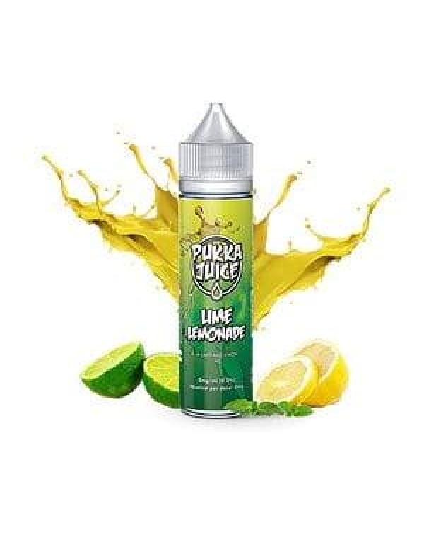 LIME LEMONADE E LIQUID BY PUKKA JUICE 50ML 70VG