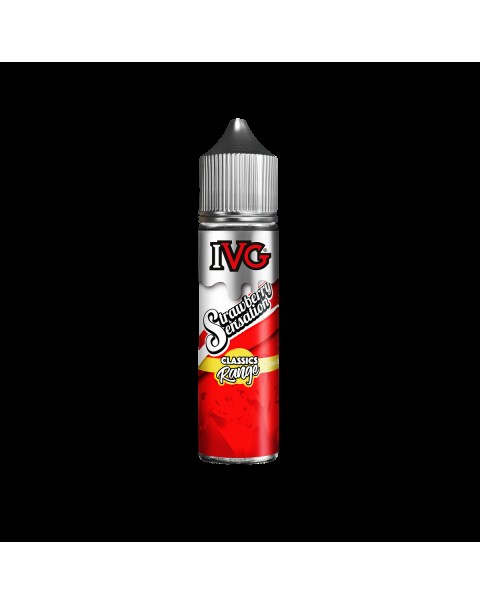 STRAWBERRY SENSATION E LIQUID BY I VG CLASSICS RANGE 50ML 70VG