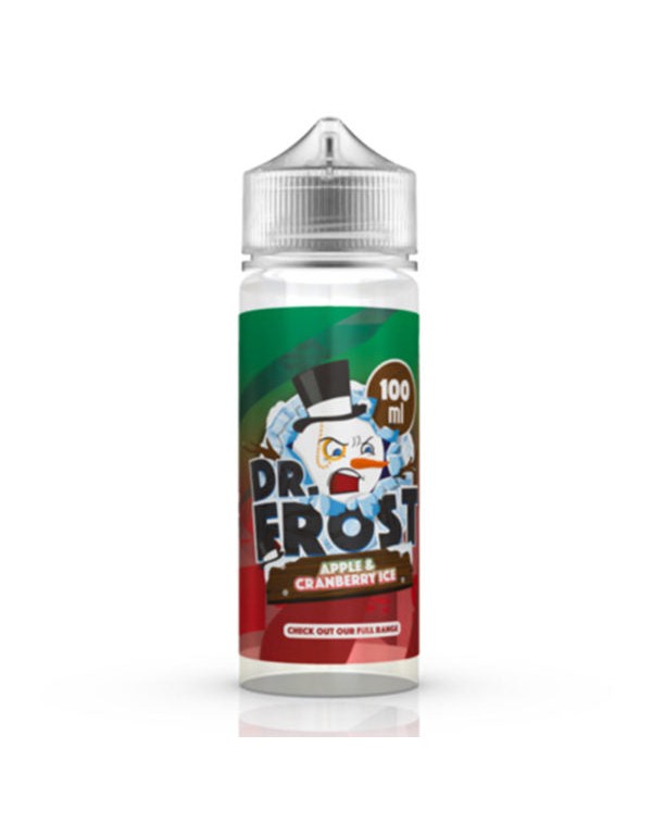 APPLE AND CRANBERRY ICE E LIQUID BY DR FROST 100ML...