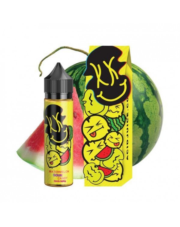 WATERMELON SOUR CANDY E LIQUID BY ACID JUICE 50ML ...