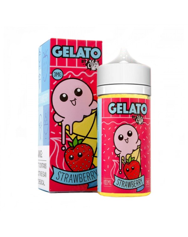 STRAWBERRY GELATO E LIQUID BY ICE CREAM MAN 100ML ...