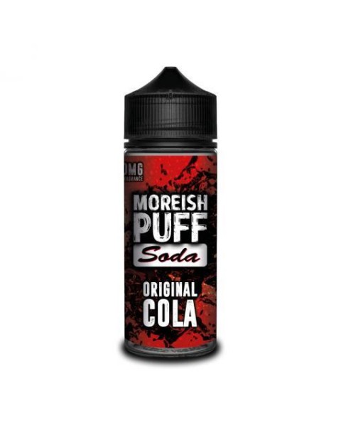 ORIGINAL COLA E LIQUID BY MOREISH PUFF - SODA 100ML 70VG