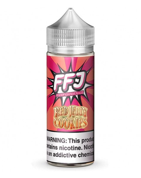 KRISPIE RED JELLY COOKIES E LIQUID BY FOOD FIGHTER JUICE 100ML 80VG