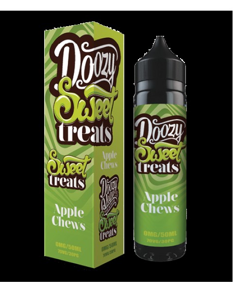 APPLE CHEWS E LIQUID BY DOOZY VAPE - SWEET TREATS CO 50ML 70VG