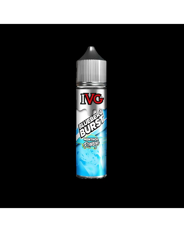 BLUEBERG BURST E LIQUID BY I VG MENTHOL RANGE 50ML...