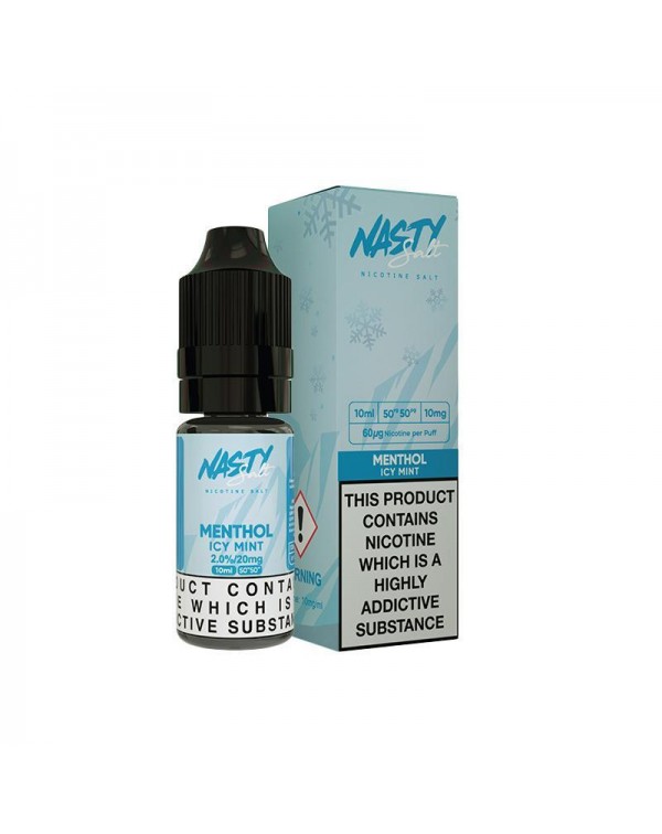 MENTHOL NICOTINE SALT E-LIQUID BY NASTY SALT