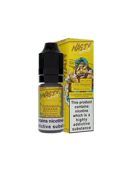 CUSHMAN BANANA NICOTINE SALT E-LIQUID BY NASTY SALT