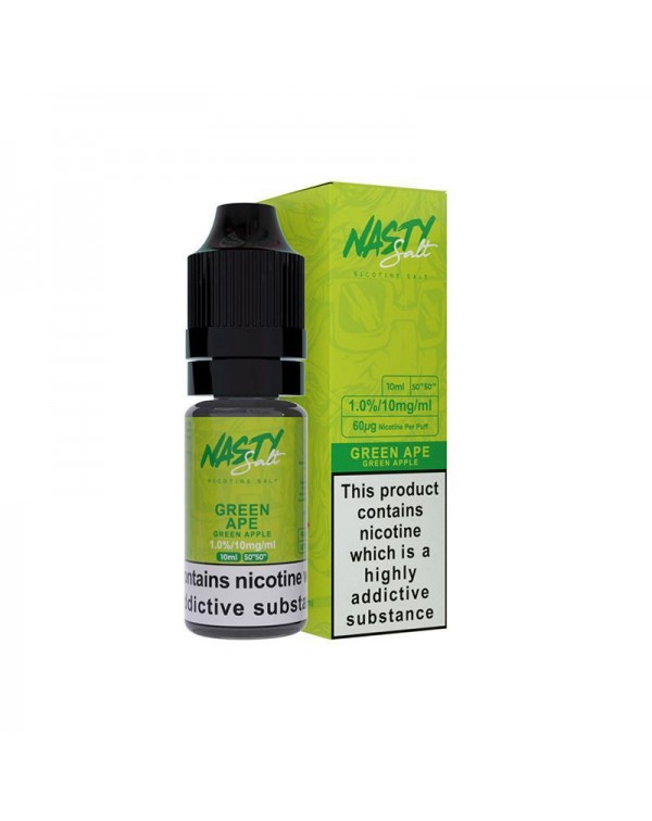 GREEN APE NICOTINE SALT E-LIQUID BY NASTY SALT