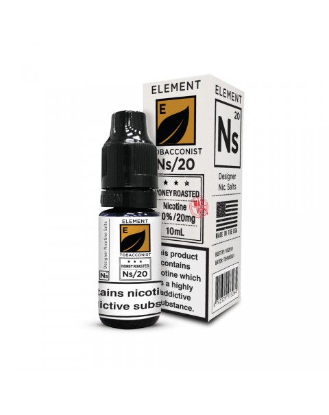 HONEY ROAST TOBACCO NICOTINE SALT E-LIQUID BY NS20 - ELEMENT