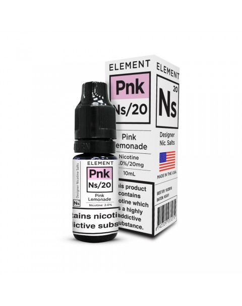 PINK LEMONADE NICOTINE SALT E-LIQUID BY NS20 - ELEMENT
