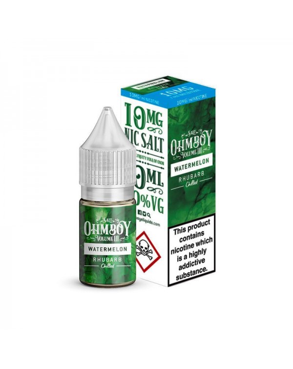 WATERMELON NICOTINE SALT E-LIQUID BY OHM BOY VOLUM...