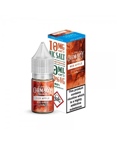 RED APPLE NICOTINE SALT E-LIQUID BY OHM BOY VOLUME III