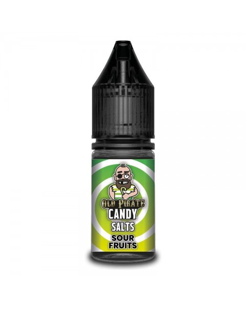 SOUR FRUITS NICOTINE SALT E-LIQUID BY OLD PIRATE SALTS - CANDY