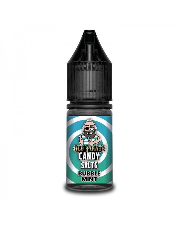 BUBBLE MINT NICOTINE SALT E-LIQUID BY OLD PIRATE S...