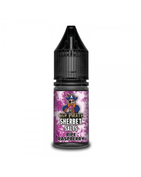 RIPE RASPBERRY NICOTINE SALT E-LIQUID BY OLD PIRATE SALTS - SHERBET