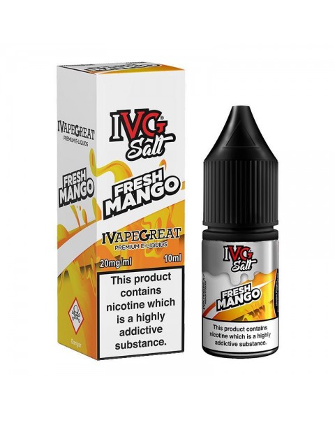 FRESH MANGO NICOTINE SALT E-LIQUID BY I VG SALT