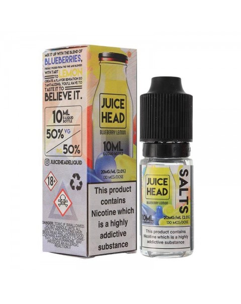 BLUEBERRY LEMON NICOTINE SALT E-LIQUID BY JUICE HEAD SALTS