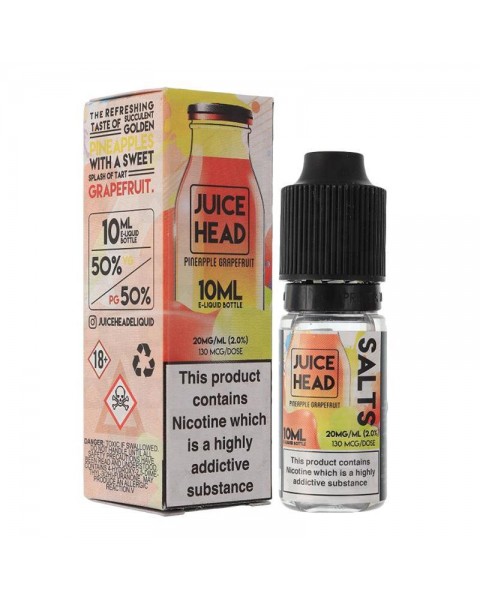 PINEAPPLE GRAPEFRUIT NICOTINE SALT E-LIQUID BY JUICE HEAD SALTS