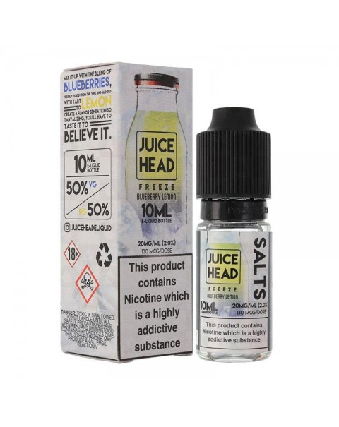 BLUEBERRY LEMON FREEZE NICOTINE SALT E-LIQUID BY JUICE HEAD SALTS