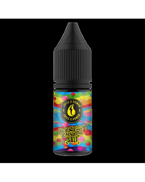 BUBBLEGUM RAINBOW NICOTINE SALT E-LIQUID BY JUICE N POWER