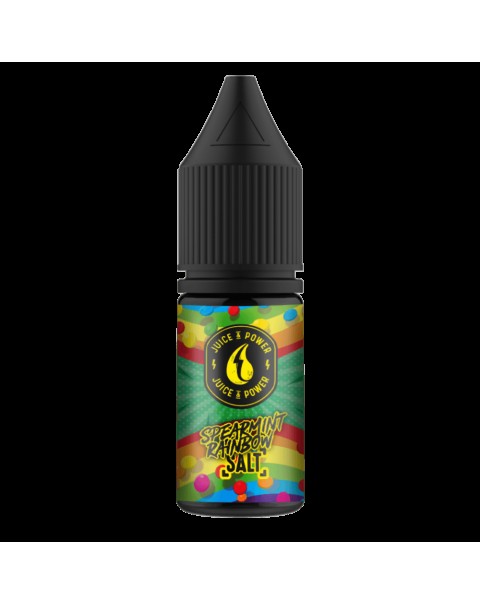 SPEARMINT RAINBOW NICOTINE SALT E-LIQUID BY JUICE N POWER