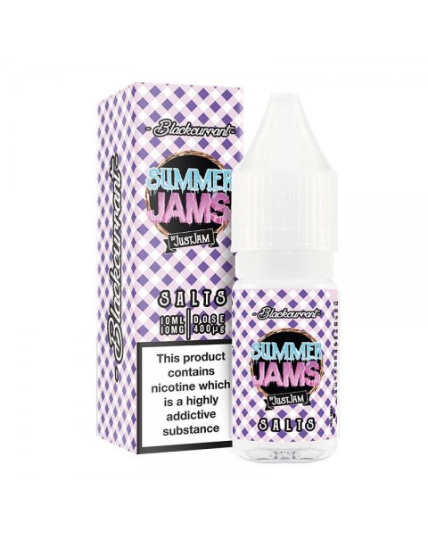 SUMMER JAM BLACKCURRANT NICOTINE SALT E-LIQUID BY JUST JAM