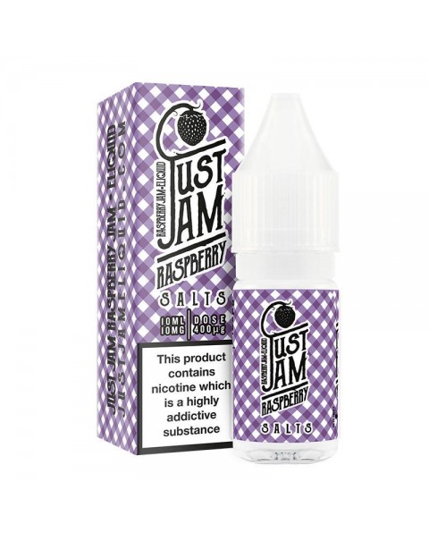 JUST JAM RASPBERRY NICOTINE SALT E-LIQUID BY JUST JAM