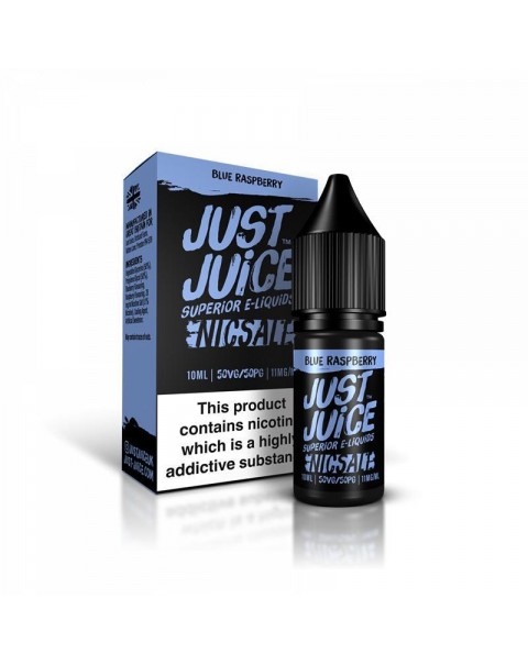 BLUE RASPBERRY NICOTINE SALT E-LIQUID BY JUST JUICE NICSALT