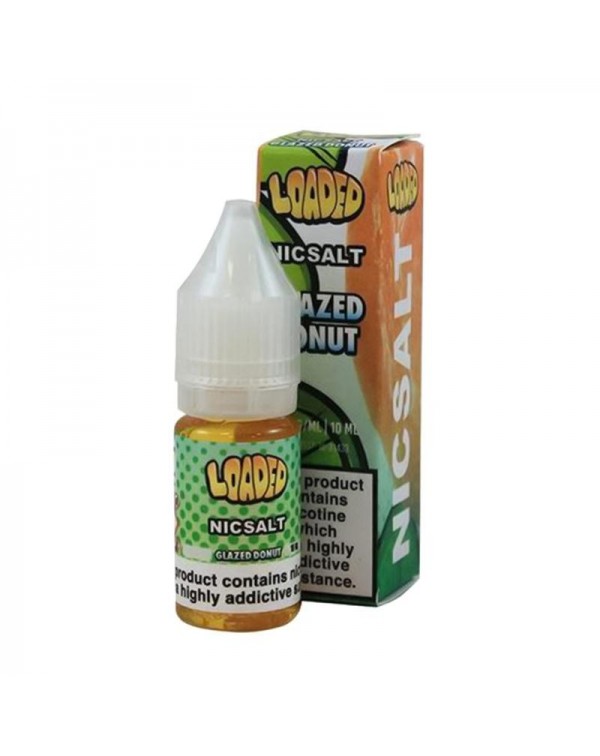 GLAZED DONUT NICOTINE SALT E-LIQUID BY LOADED NICS...