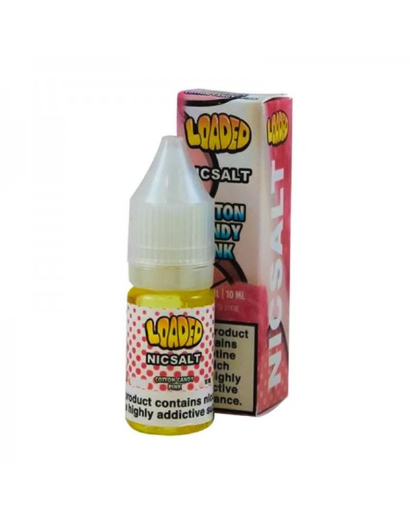 PINK COTTON CANDY NICOTINE SALT E-LIQUID BY LOADED...