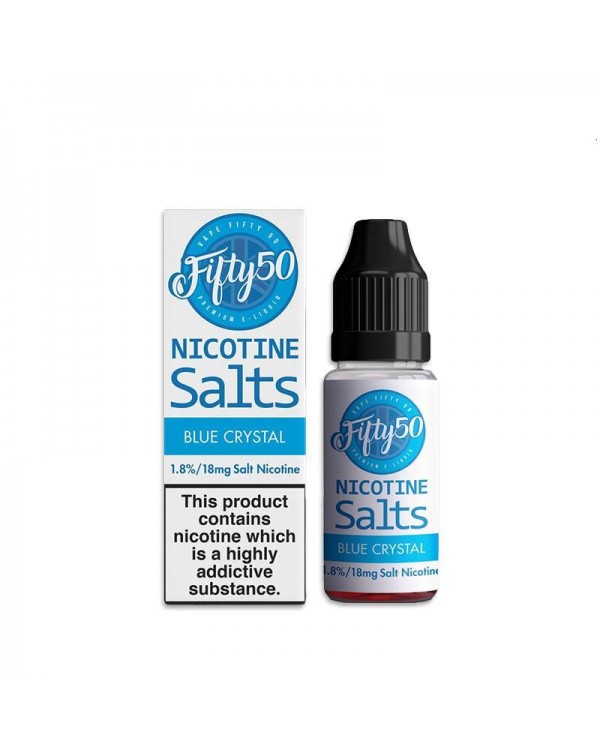BLUE CRYSTAL NICOTINE SALT E-LIQUID BY FIFTY50 SAL...
