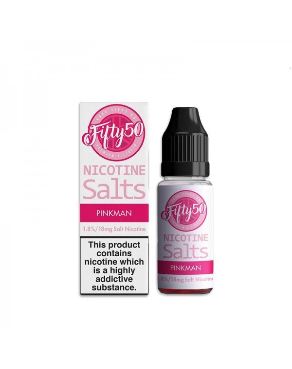 PINKMAN NICOTINE SALT E-LIQUID BY FIFTY50 SALTS